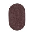 Better Trends 30 x 50 in. Chenille Reversible Rug - Burgundy & Mauve Tweed BRCR3050BUMA